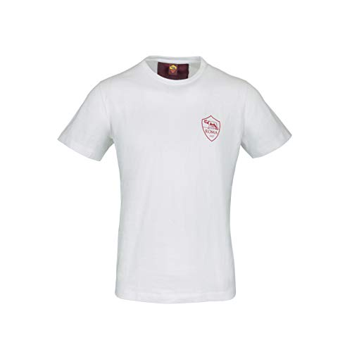 AS Roma Amor, Camiseta para hombre, Blanco, talla L