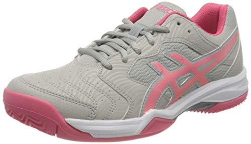 Asics Gel-Dedicate 6 Clay, Tennis Shoe Mujer, Oyster Grey/Pink Cameo, 38 EU