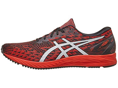 ASICS Men's Gel-DS Trainer 25 Running Shoes, 9M, Fiery RED/White