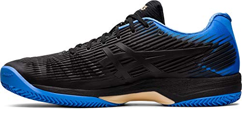 ASICS Solution Speed FF Clay, Zapatillas Deportivas Hombre, Noir Bleu Ãlectrique, 47 EU