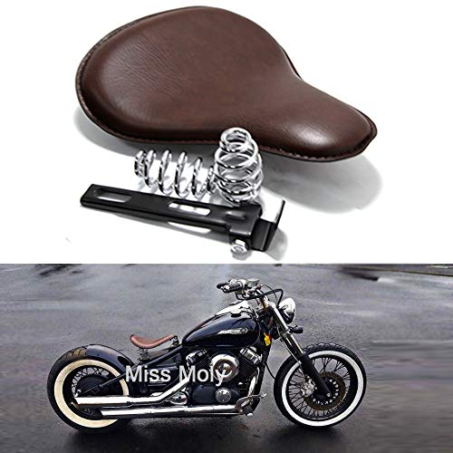 Asiento de Cuero Moto para CMX XV Intruder Bobber Chopper Sportster