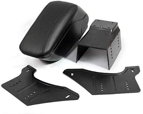 Asiento de reposabrazos de coche apto para FIAT PANDA 2003 + Color negro, accesorios de coche, piezas de automóvil, reposabrazos central, caja de consola, reposabrazos