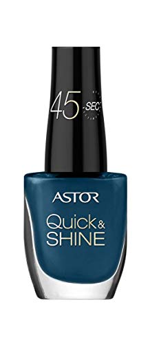 Astor Quick & Shine esmalte de uñas, FB.536 Dockers Blue, 3 Pack (3 x 8 G)