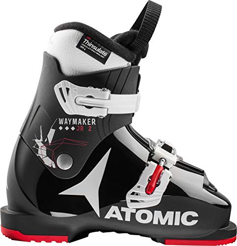 ATOMIC Waymaker JR 2 - Bota de esquí, Unisex Infantil, Black/White/Red - (Negro)