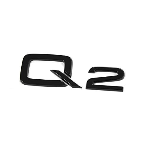 Audi 81A071803 Q2 Pegatinas de Letras Black Edition, Emblema de Modelo, Color Negro Audi 81A071803 Q2 Pegatinas de Letras Black Edition, Emblema de Modelo, Color Negro