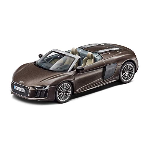 Audi R8 Spyder V10 1:43 - Coche de juguete (1:43), color marrón