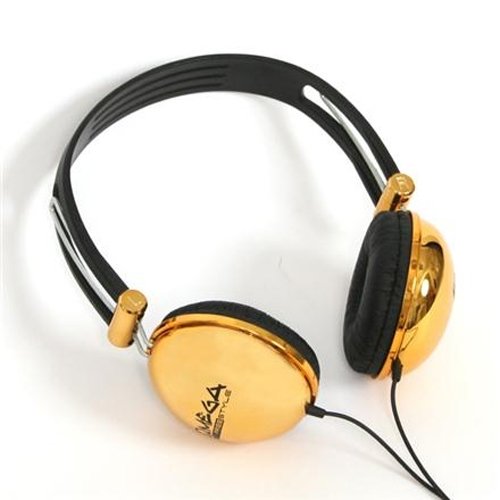 Auricular con Microfono Omega Freestyle FH-0012BG Black & Gold