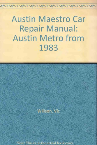 Austin Maestro from 1983 Workshop Manual
