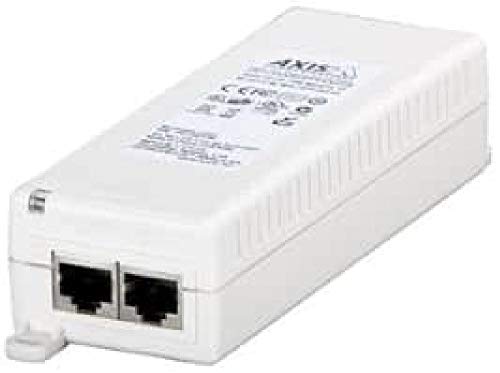 Axis T8120 Gigabit Ethernet - Adaptador/inyector de PoE (Gigabit Ethernet, 10,100,1000 Mbit/s, 100-240 V, 47-63 Hz, 0.5 A, 53 x 140 x 33 mm)