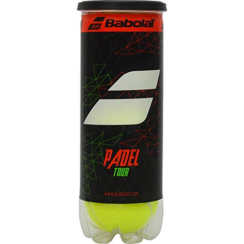 Babolat Padel Tour X3 Pelota, Adultos Unisex, Jaune (Amarillo), Talla Única