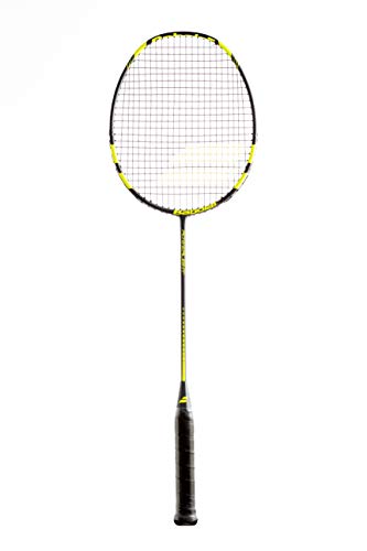 Babolat Power Light Allround - Raqueta de bádminton (con cordaje y bolsa de transporte), color negro y amarillo Babolat Power Light Allround - Raqueta de bádminton (con cordaje y bolsa de transporte), color negro y amarillo