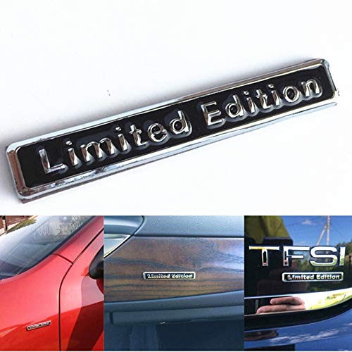 BBYT 6,5 cm 3D Cromo del Metal Etiqueta Car Styling accessoiries edición Limitada del Emblema de la Etiqueta for el Moto Q3 Audi A4 A6 A6L Q5 Q7 R8