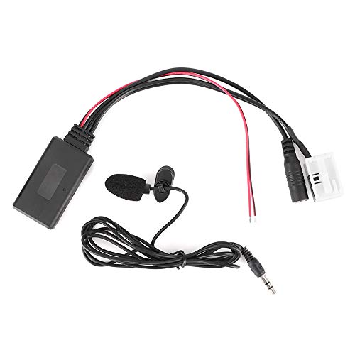 Cable de audio Bluetooth de 12 pines, conector adaptador de cable AUX estéreo para automóvil con micrófono apto para C2 C3 C4 C5 C6 C8 Berlingo