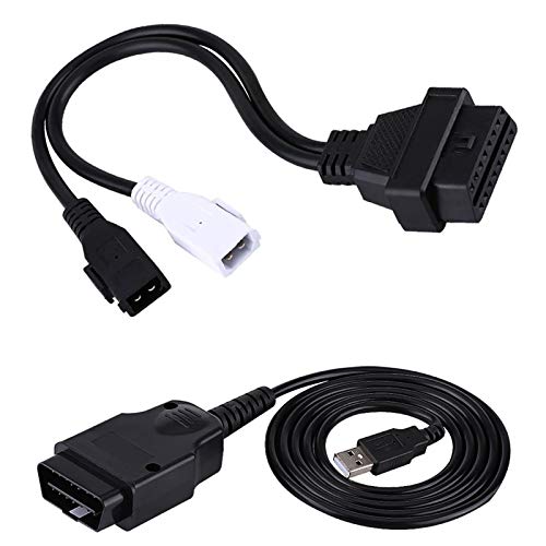 Cable de diagnóstico Aramox, EOBD OBD2 OBDII 1260 ECU Chip Tuning Interface Car Program Cable de diagnóstico negro para AUDI SEAT SKODA