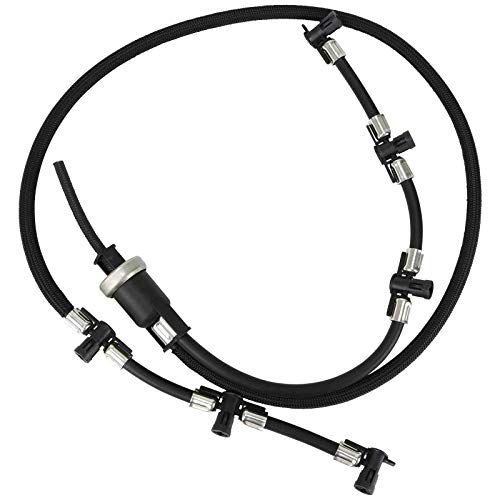 Cable de retorno de aceite de fugas, tubo de retorno para fugas de aceite de fugas de combustible, manguera de combustible diésel TDI V6 2.7 TDI 3.0 TDI Cable de retorno de aceite de fugas, tubo de retorno para fugas de aceite de fugas de combustible, manguera de combustible diésel TDI V6 2.7 TDI 3.0 TDI