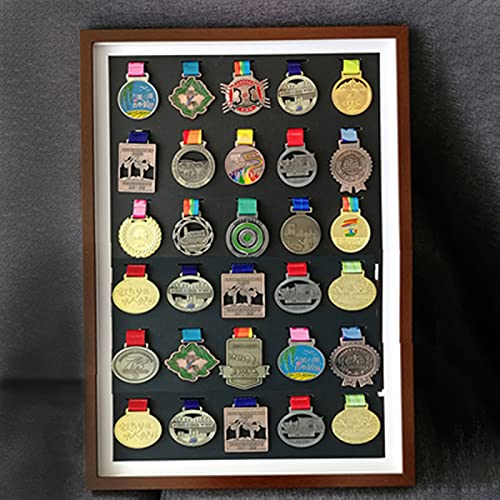 Caja De Exhibición De Marco De Medalla Caja De Medalla, Soporte De Exhibición De Medalla De Maratón, Exhibición De Vitrina De Medalla Deportiva Medalla