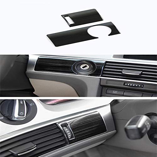 Car Styling Fibra de Carbono Aire Acondicionado Central Panel de CD Cubierta Decorativa Pegatinas embellecedores, para Audi A6 C5 C6 Accesorios Interiores