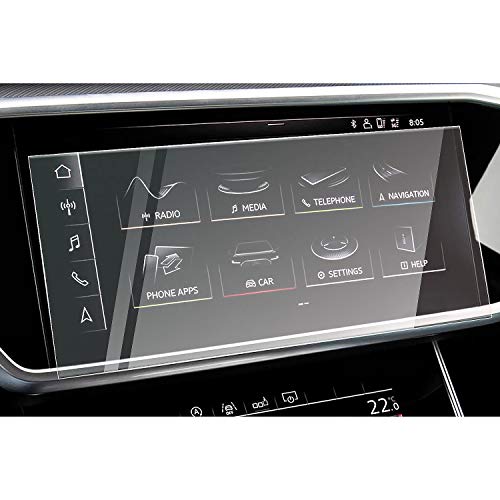CDEFG para Audi A6 A7 2019 2020 Protector de Pantalla de Vidrio Templado, HD Auto 9H GPS Navi película protegida Glass (Navigation)