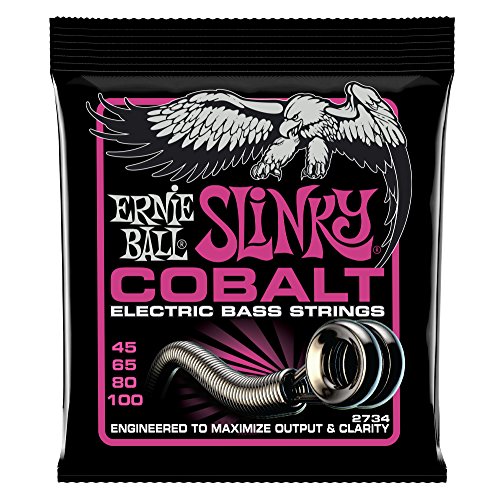 Cuerdas Ernie Ball Super Slinky Cobalt Electric Bass - 45-100 Gauge