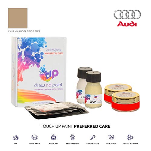 DrawndPaint for/Audi Rs7 Sportback/MANDELBEIGE Met - LY1R / Touch-UP Sistema DE Pintura Coincidencia EXACTA/Preferred Care