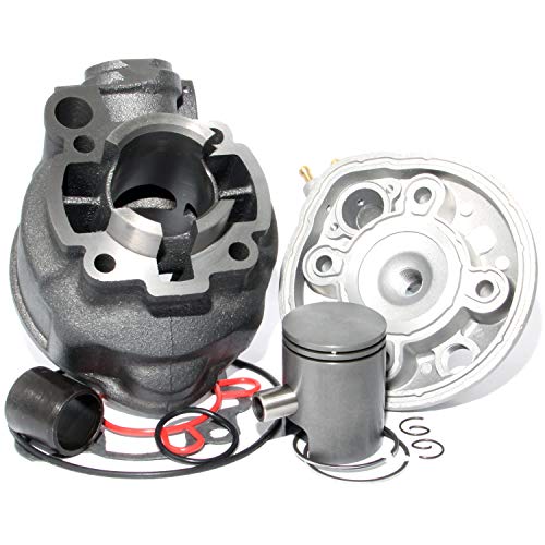 Easyboost Kit Cilindro 50 Hierro para AM6 Culata Piston Bisegmento Tipo Origen Minarelli Todos Modelos MBK Xlimit Xpower Yamaha TZR DT Aprilia RS XP6-XR6-XPS Beta Rieju MRX RR RS