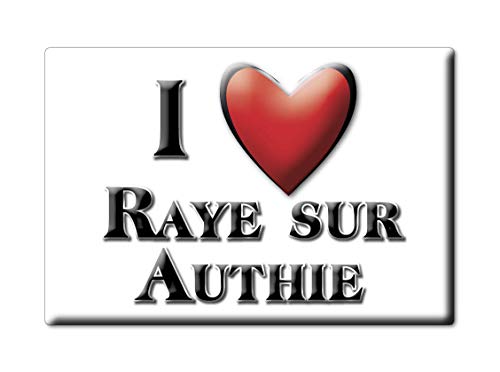 Enjoymagnets Raye Sur AUTHIE (62) Souvenir IMANES DE Nevera Francia AQUITAINE IMAN Fridge Magnet Corazon I Love