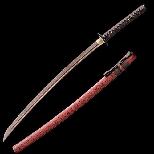 Espada de madera,espada de madera de entrenamiento de kendo,cuchillo de madera,espada de bambú de juguete,accesorios de armas de juego de rol,utilizados para entrenamiento de artes marciales(103cm)
