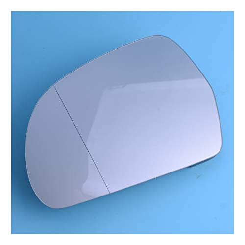 Espejo Lateral de Vidrio Coche del Lado Izquierdo de la Puerta climatizada Espejo retrovisor de Cristal Fit Compatible con Audi A3 A4 A5 A6 S4 S5 Q3 A8 Skoda Octavia Superb 3T Reemplazo