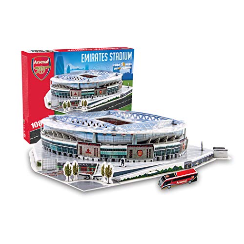Estadio Emirates (Arsenal FC) - Nanostad - Puzzle 3D (Producto Oficial Licenciado)