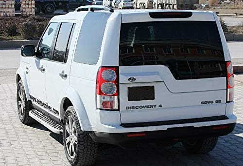 Estribos para Land Rover Discovery 4 a partir de 2009, modelo Hitit en cromo, con TÜV y ABE