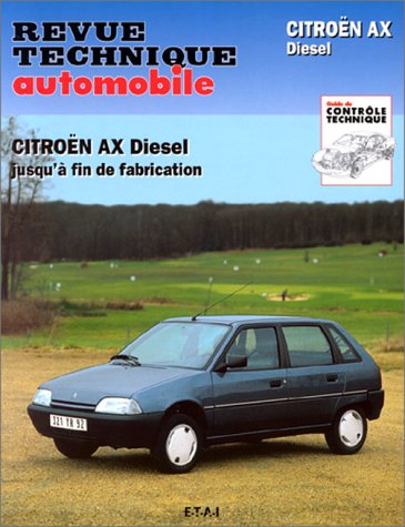 E.T.A.I - Revue Technique Automobile 503.4 - CITROEN AX - 1986 à 1998 - Diesel