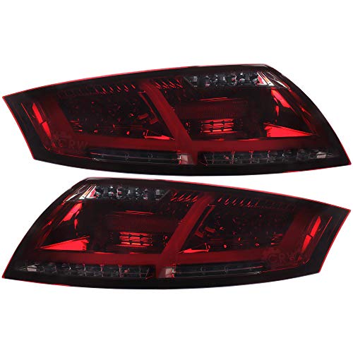 Faros traseros LED para Audi TT 8J año de fabricación 06 – 14, rojo y negro, incluye intermitentes Faros traseros LED para Audi TT 8J año de fabricación 06 – 14, rojo y negro, incluye intermitentes