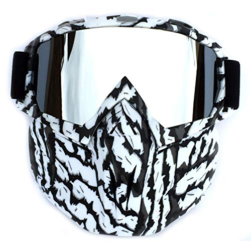 FGGTMO Gafas de esquí de Nieve, Anti-Niebla sobre los vidrios de Snowboard Gafas con protección UV for Hombres y Mujeres for el esquí, Motocross, Patinaje, Deporte al Aire Libre (Color : I)