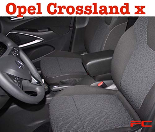 Filocar Design Reposabrazos para Crossland X Armrest Accoudoir Armlehne, montaje Plug sin tornillos