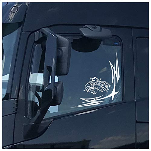 Finest Folia D062 - Adhesivo decorativo para ventana de camión, diseño de grifo