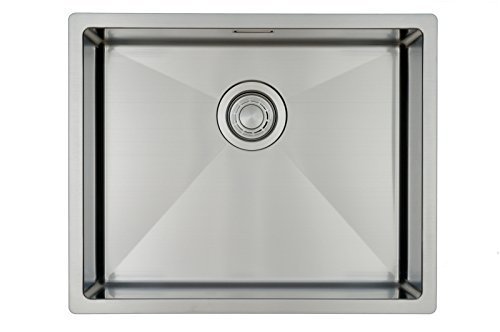 Fregadero de Cocina Mizzo Linea | Acero Inoxidable 304 | Montaje Bajo o Sobre Encimera o al Ras | Radio 10mm | 1 Seno | Espesor Acero 1.2mm (50x40) Fregadero de Cocina Mizzo Linea | Acero Inoxidable 304 | Montaje Bajo o Sobre Encimera o al Ras | Radio 10mm | 1 Seno | Espesor Acero 1.2mm (50x40)