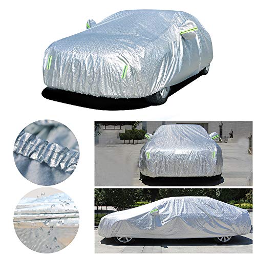 Funda de Coche para Subaru Impreza Hatchback Película de Aluminio Impermeable a la Nieve y a los Rayos UV 435*180*160 cm