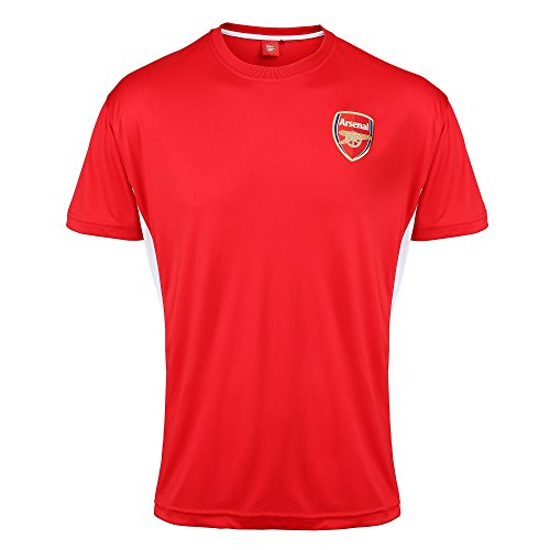 Gilles Cantuel Arsenal FC - Camiseta de Entrenamiento/Deporte para Adulto - Producto Oficial (Pequeña (S)) (Rojo)