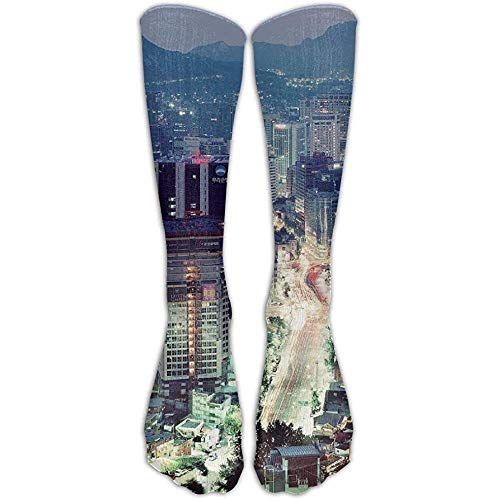 Ginger-Ale Seúl Corea Del Sur Paisaje Urbano Apartamentos De La Ciudad Casa De La Montaña Calcetines De Tubo Atlético Calcetines Hasta La Rodilla Calcetín Largo Deportivo Talla Única Ginger-Ale Seúl Corea Del Sur Paisaje Urbano Apartamentos De La Ciudad Casa De La Montaña Calcetines De Tubo Atlético Calcetines Hasta La Rodilla Calcetín Largo Deportivo Talla Única
