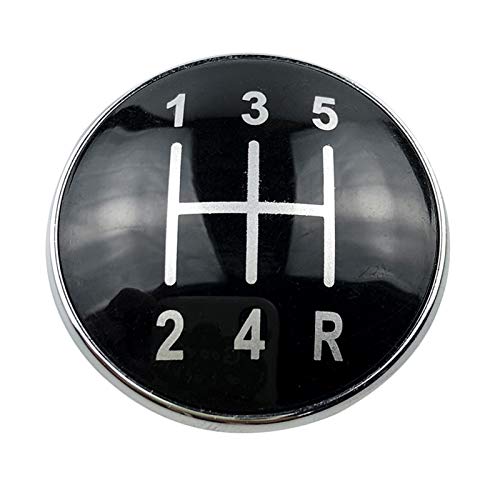 Gorra emblema de la palanca de la palanca de la palanca de la palanca del cambio de velocidad 5/6 para Audi A3 S3 para A4 S4 B6 para B7 A6 C6 para VW Passat para B5 3BG B6 B7 para CC 3C para Golf 4 MK