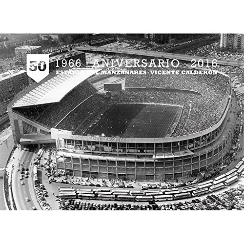 Grupo Erik Editores Postal Atletico Madrid 2016/2017 Estadio 50 Aniversario