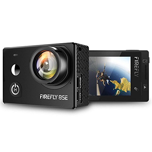 HawkEye Firefly 8SE con 2" pantalla táctil nativo 4 K WiFi deportes cámara de acción con 90 Degree lente sin distorsión, Six-Axis giroscopio vídeo Estabilización, Sucesor de Firefly 8S