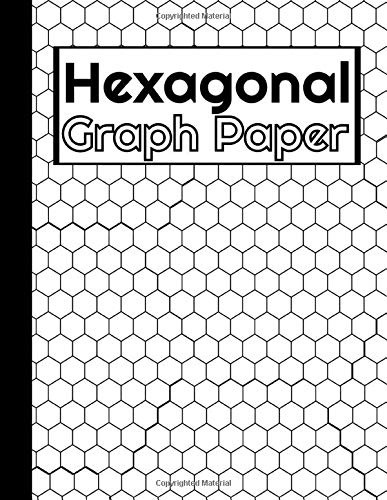 Hexagonal Graph Paper: Large Composition Notebook For Organic Chemistry & Biochemistry 100 pages Science Study White Cover