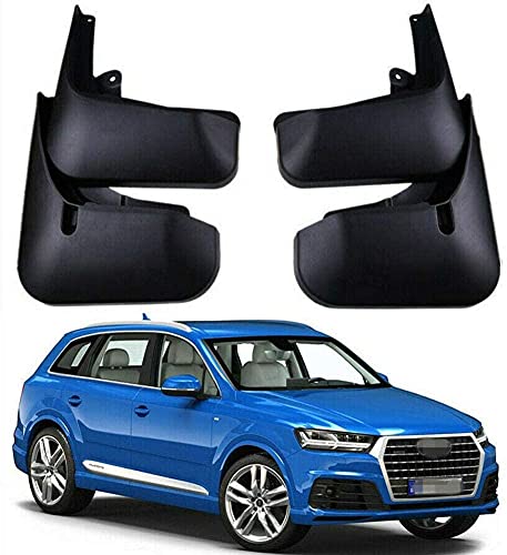 IDWX Aletas De Barro De Coche, Guardabarros, Guardabarros, Cubierta Protectora para Evitar Salpicaduras, Kit De Protectores De Salpicaduras De Guardabarros para Audi Q7 S Line 2016-2020 S-Line