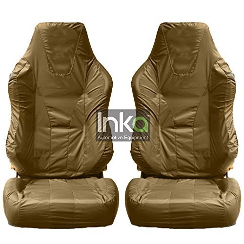 Inka Corp. Recaro Sportster CS Fundas de asiento delantero totalmente a medida, impermeables, resistentes a la derecha