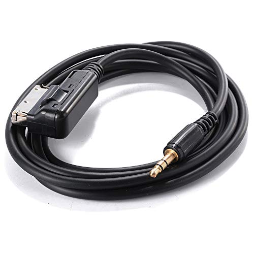 Interfaz de música AMI MMI a 3,5 mm Audio AUX MP3 Cable adaptador para VW para AUDI A3 A4 A5 A6 A8 Q3 Q5 Q7 (100 cm)