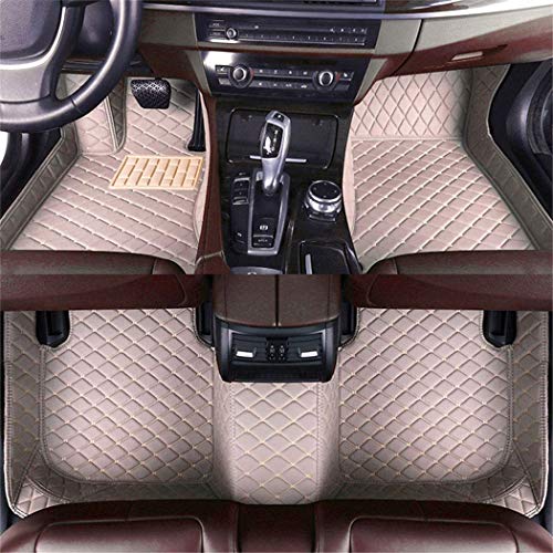 Juego de alfombrillas de cuero para coche para Audi TT 2000-2006 4 asientos de cubierta completa de lujo alfombrillas impermeables antideslizantes para coche gris Juego de alfombrillas de cuero para coche para Audi TT 2000-2006 4 asientos de cubierta completa de lujo alfombrillas impermeables antideslizantes para coche gris