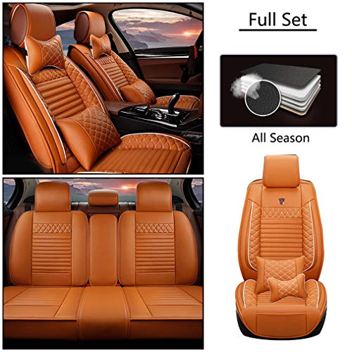 Juegos de Funda de Asiento Universales para V olkswagen Golf Golf SportWagen Golf Alltrack Golf R Golf GTI e-Golf Lujo Juegos de Cubreasientos Compatible con 95% de Automóviles y Airbag Cayenna Juegos de Funda de Asiento Universales para V olkswagen Golf Golf SportWagen Golf Alltrack Golf R Golf GTI e-Golf Lujo Juegos de Cubreasientos Compatible con 95% de Automóviles y Airbag Cayenna