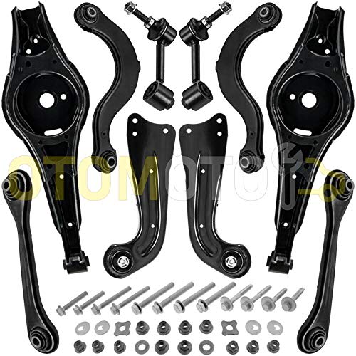 Kit brazo de suspensión posteriore compatible con AUDI A3 8P 8PA Q3 8U TT 8J compuesto por 11 autopartes