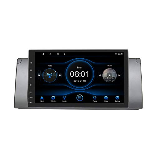 KKXXX Compatible con BMW E39 E53 X5 M5 Android 8.1 Estéreo para Auto Multimedia Reproductor de Video MP5 Am Radio FM Auto Navegación GPS Control de Volante de Enlace de Espejo BT KKXXX Compatible con BMW E39 E53 X5 M5 Android 8.1 Estéreo para Auto Multimedia Reproductor de Video MP5 Am Radio FM Auto Navegación GPS Control de Volante de Enlace de Espejo BT